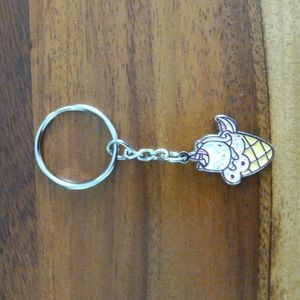"Unicorn Ice Cream" Friendship Key Ring